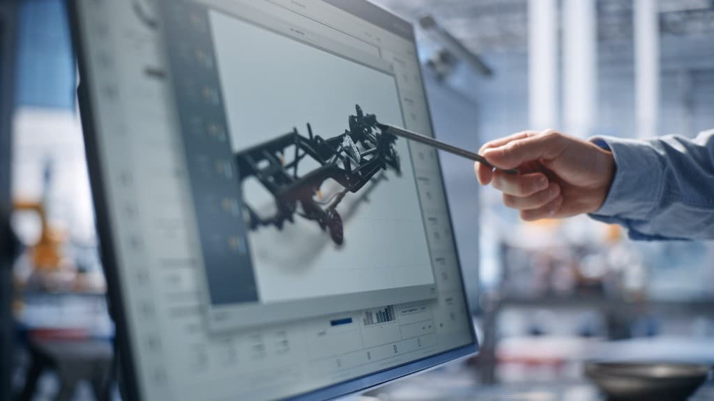 A car being designed in CAD for the Autodesk commercial