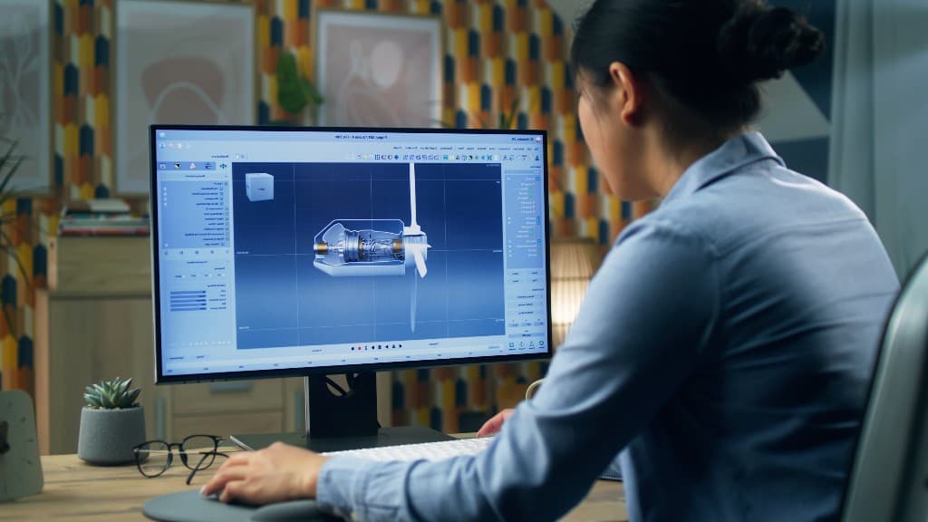 An aircraft being designed in CAD for the Autodesk commercial